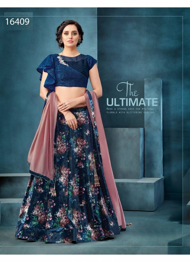 Mohmaya Latest Designer Heavy Thread Cord And Sequins Embroidery Tassel Work Party Wear Indo Western Lehenga Collection